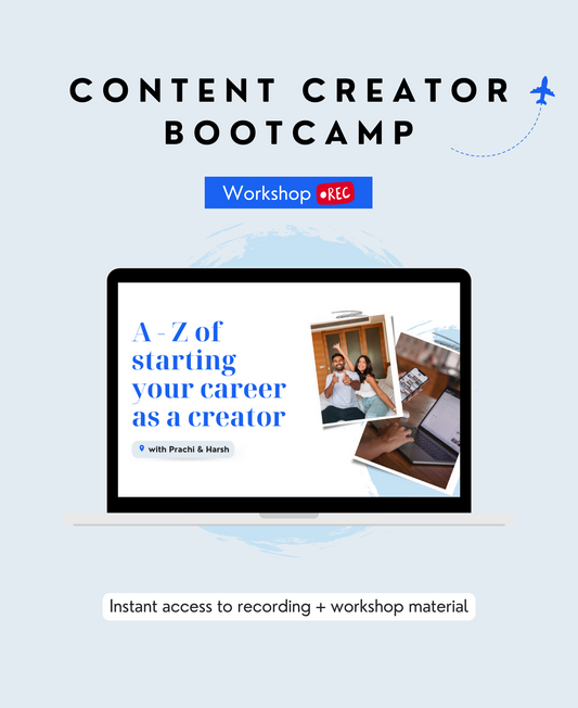 Content Creator Bootcamp - Workshop Recording